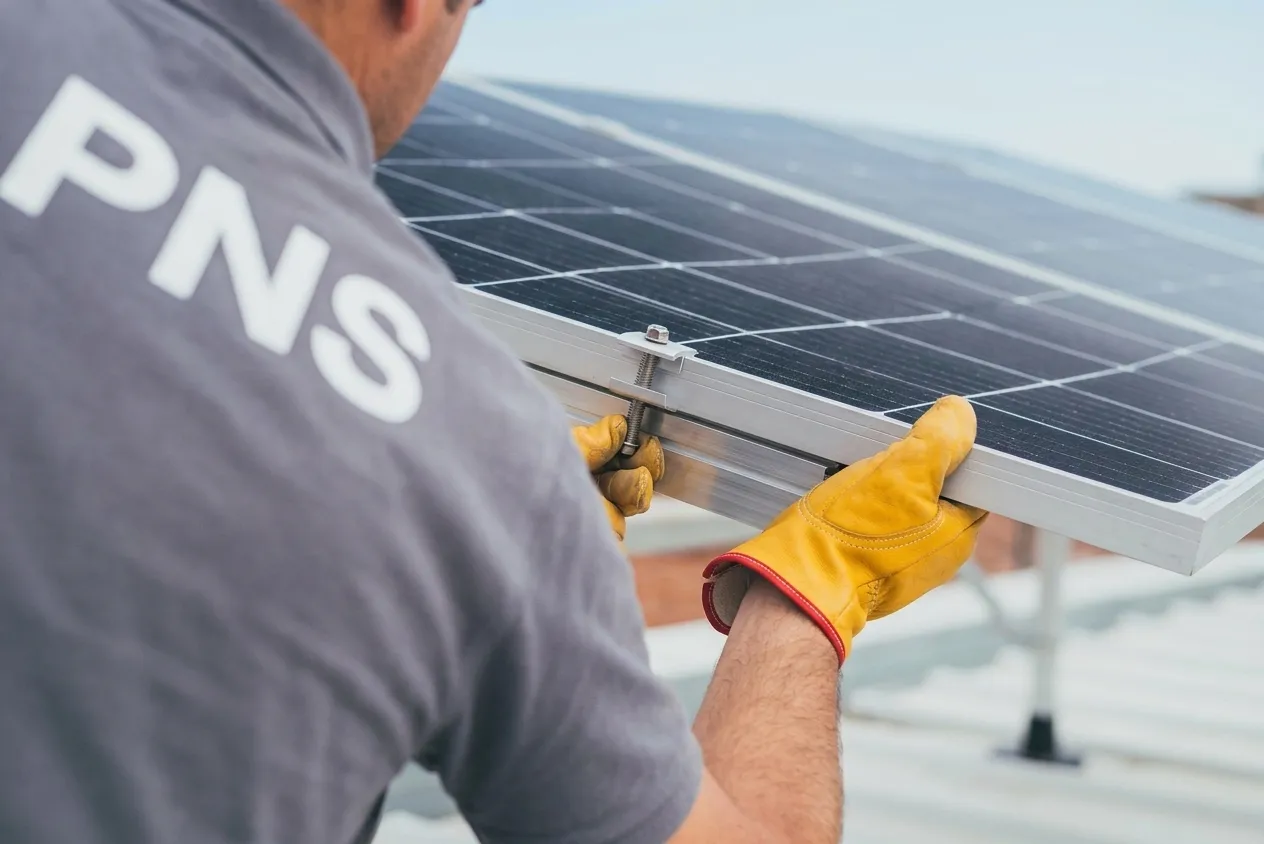 Panneaux solaires à Palaiseau